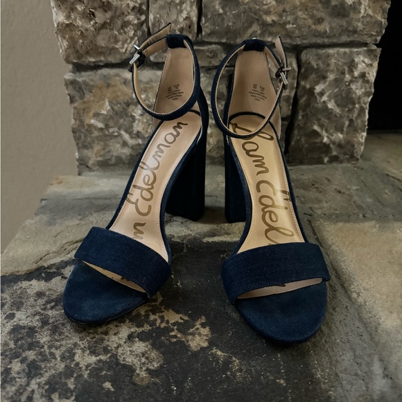 Sam Edelman Denim heels - Picture 2 of 2